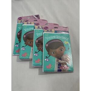Lot Of 4 Doc McStuffins Birthday Party Invitations Disney. 32 Invitations